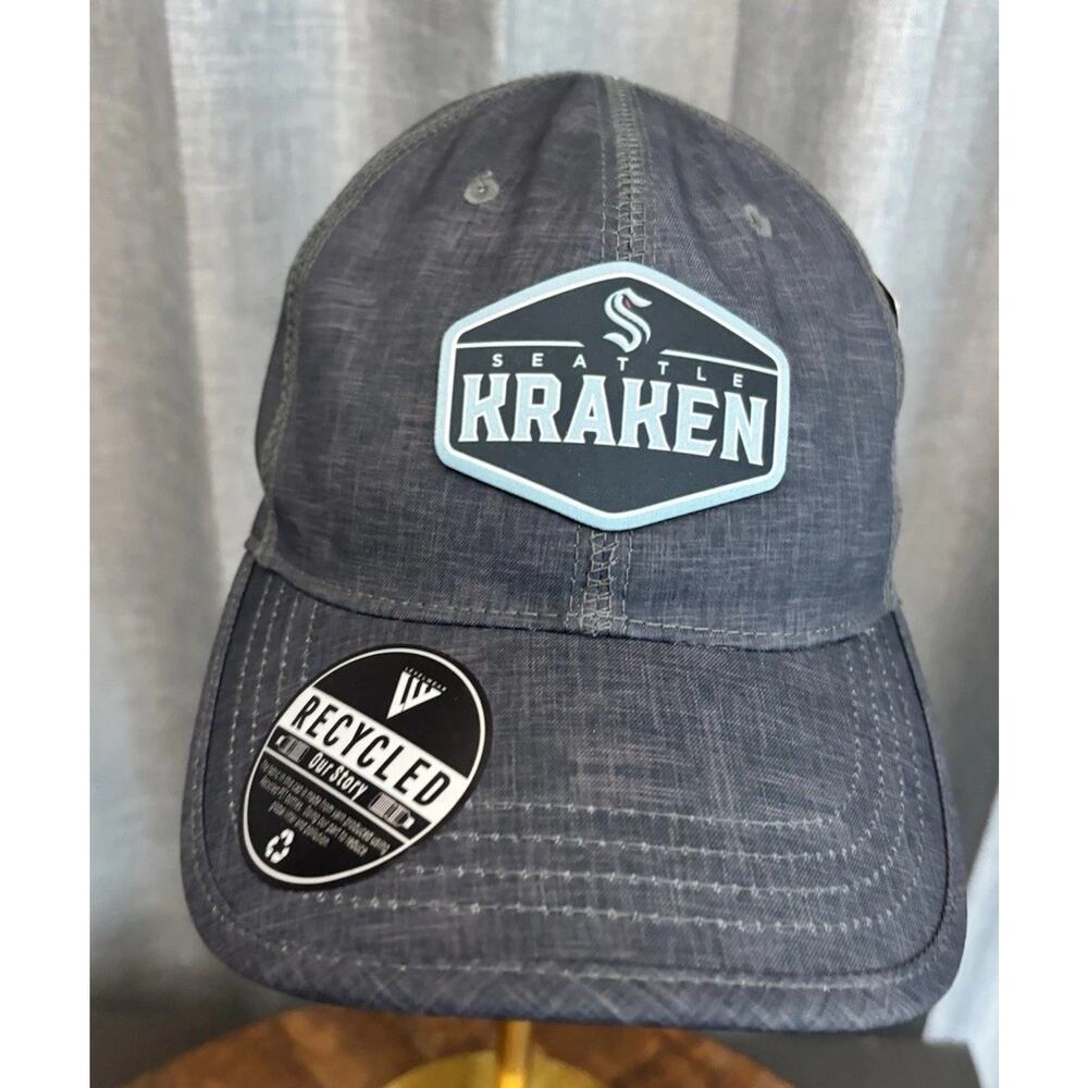 Seattle Kraken Levelwear Onesize Hat Hc90lus Reflection Navy recycled